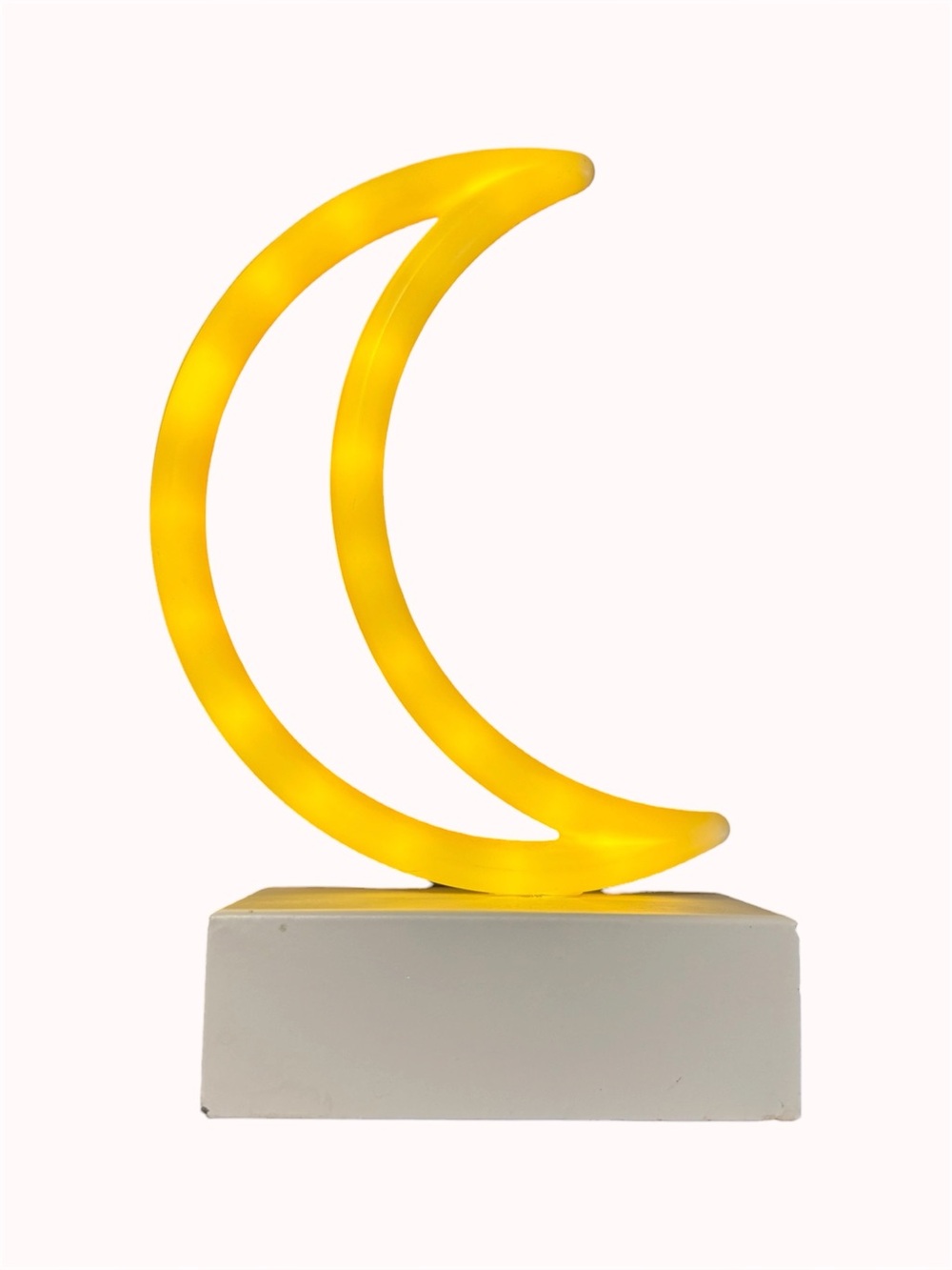 Crescent moon shaped light